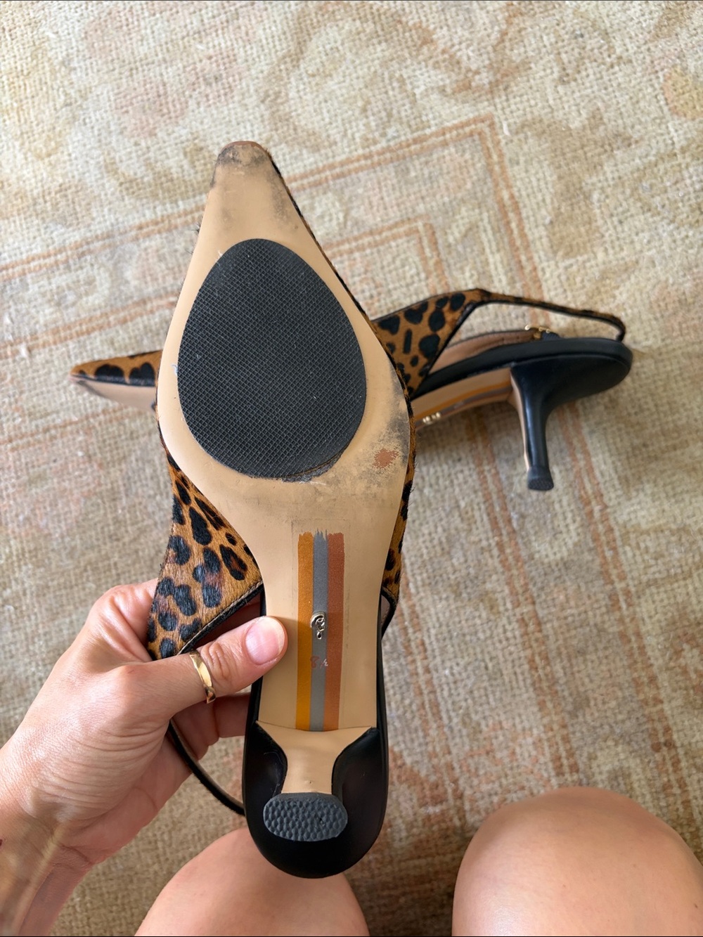 Cheetah kitten heels - Picture 4 of 5